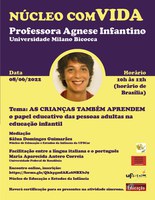 “AS CRIANÇAS TAMBÉM APRENDEM - o papel educativo das pessoas adultas na educação infantil”