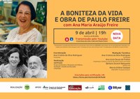 ALTERAÇÃO DE DATA - AULA INAUGURAL 2021 - A BONITEZA DA VIDA E OBRA DE PAULO FREIRE