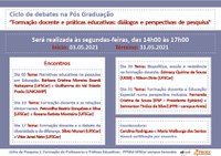 Ciclo de Debates na Pós Graduação ** Novo link para encontro do dia 31/05**